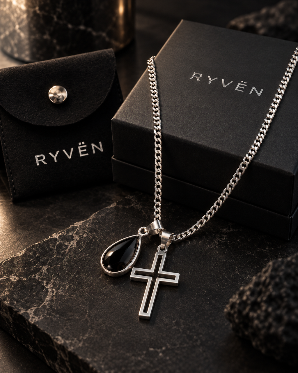 The Onyx Creed con empaque Ryvën